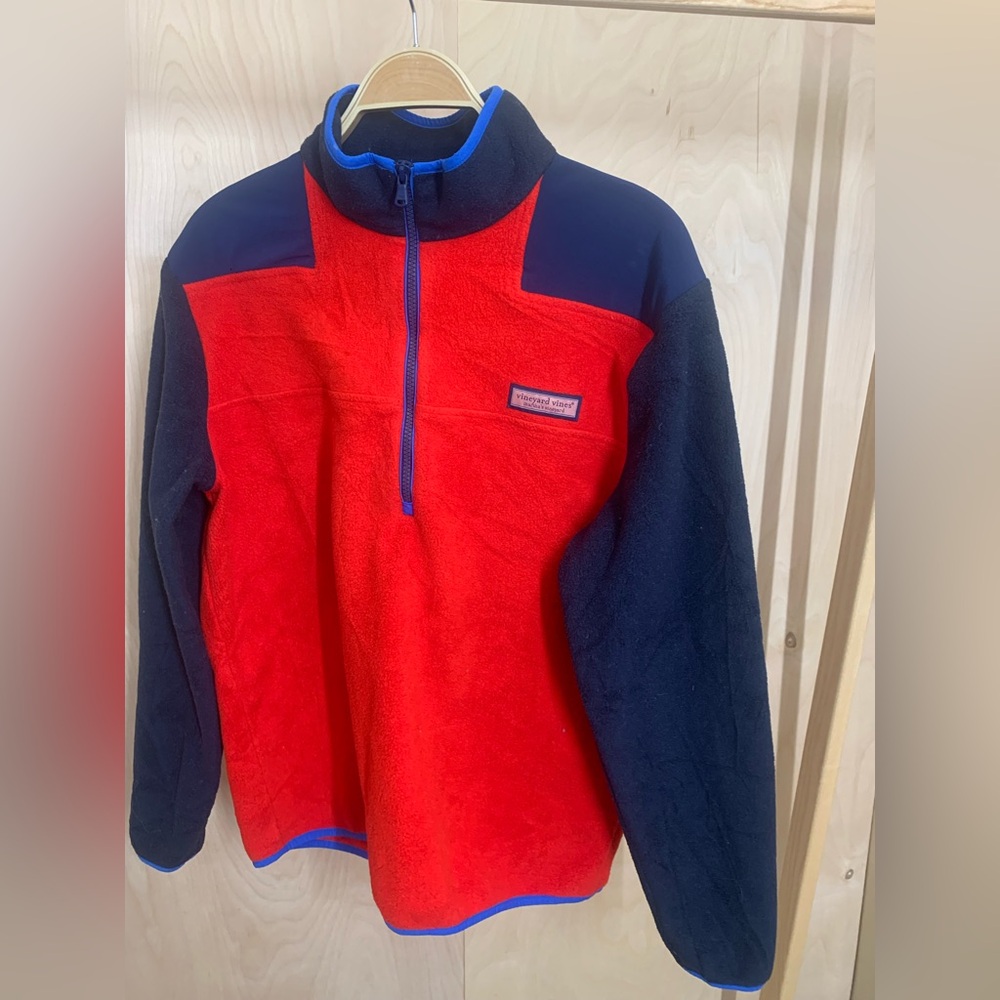 Men’s Vineyard Vines Party Polar fleece quarter-zip pullover